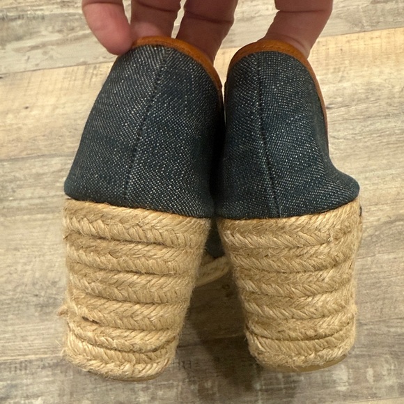 Coach Women's Blue and Brown Wedges - Picture 7 of 11